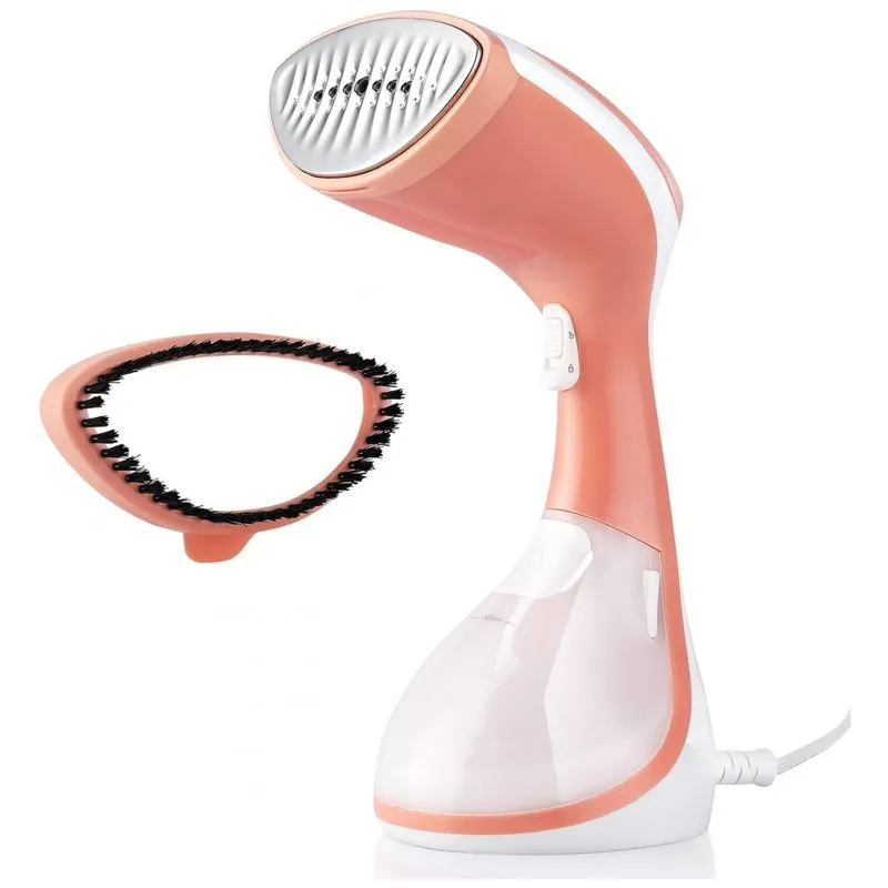 Vaporizador De Roupas Profissional Aquecimento 35s Com Capacidade De 260ml, 1200w, 110v, Kidinix Kbsc 105, Rosa