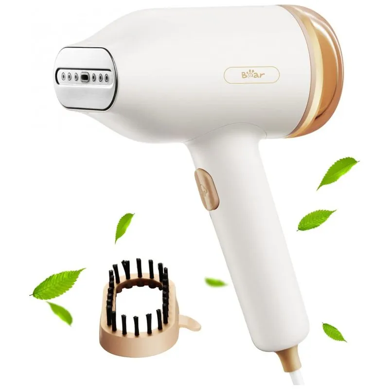 Vaporizador De Roupas Profissional Aquecimento 10s Com Desligamento Automatico, 1000w, 110v, Bear Archery A 1201, Branco