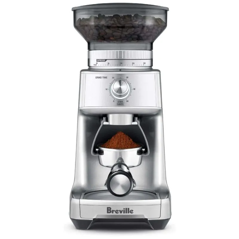 Bcg600sil Moedor De Cafe Eletrico 60 Niveis De Moagem Ate 354g Aco Inoxidavel, 130w, 110v, Breville Bcg600silusc, Prateado