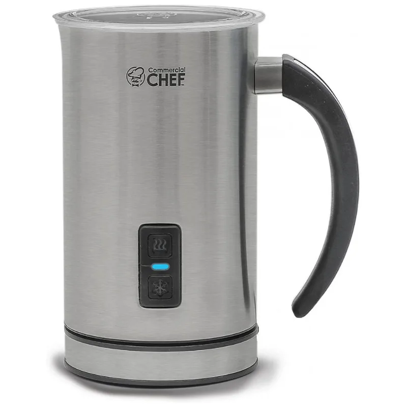 Espumador De Leite Eletrico, Capacidade 240 Ml, Aco Inox, 110v, Chef Chmf08s, Prateado