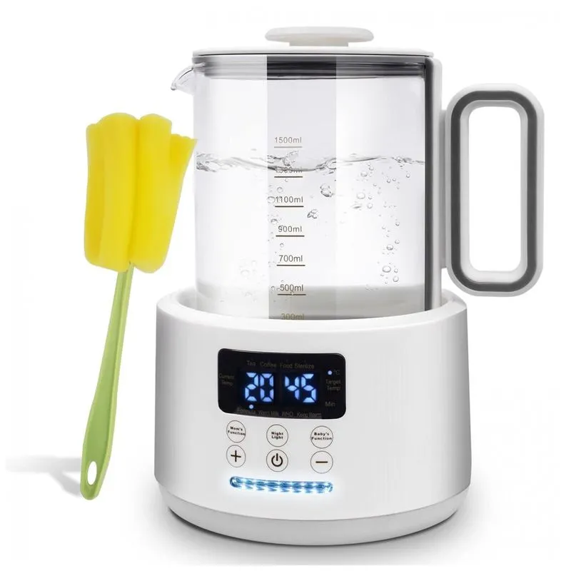 Aquecedor De Agua Para Mamadeira 1.5l De Capacidade Com Controle De Temperatura, 110v, Aumio Lk Cb00 0001, Branco