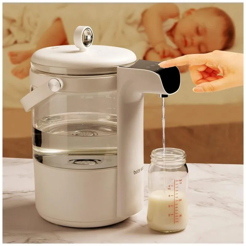 Aquecedor De Agua Para Mamadeira S 1.7l Instantaneo Com Controle De Temperatura Digital, 110v, Babyexo Tn1809, Branco