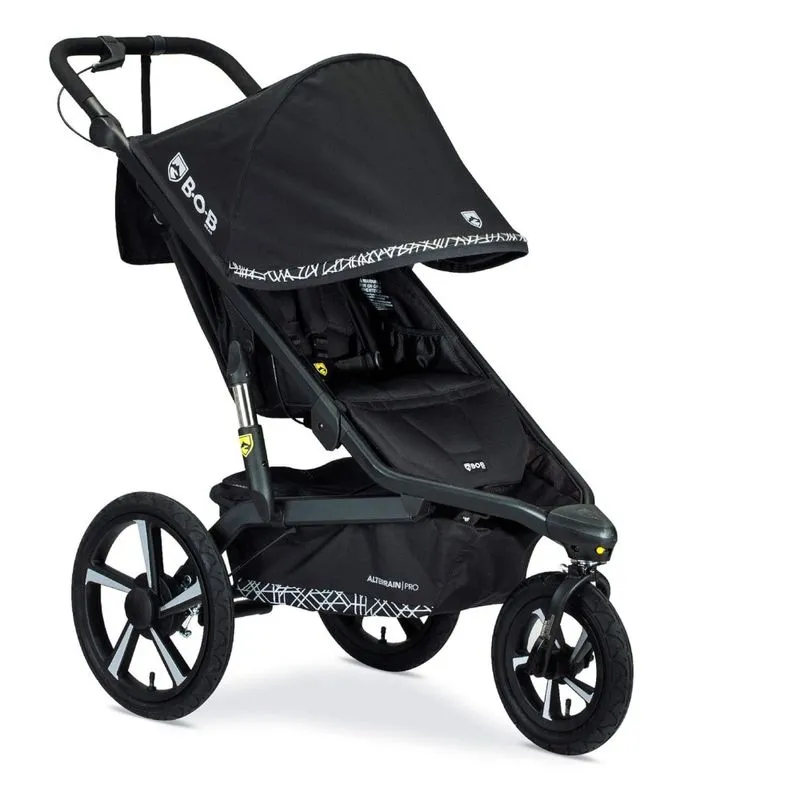 Carrinho De Bebe Alterrain Pro Para Passeio Com Freio Ergonomico Para Ate 75 Kg, Bob Gear U991915, Preto
