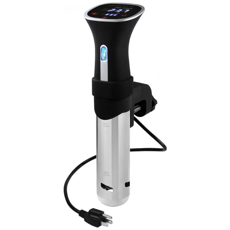 Sous Vide Termocirculador Eletrico Em Aco Inoxidavel Com Tela Lcd, 800w, 110v, Primoeats, Preto