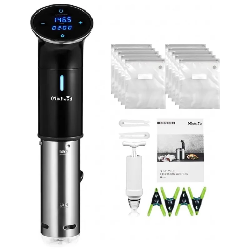 Termocirculador Eletrico Ultra Silencioso E Controle De Temperatura, 1000w, 110v, Mixhood, Preto