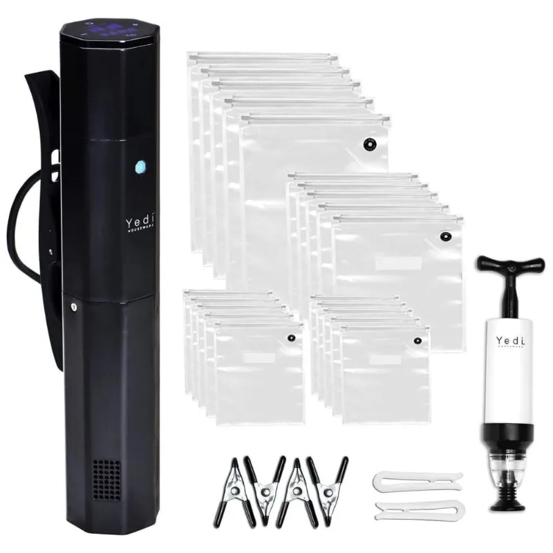 Termocirculador Eletrico Ultra Silencioso Para Ate 18l, 1000w, 110v, Yedi Houseware Gv024, Preto