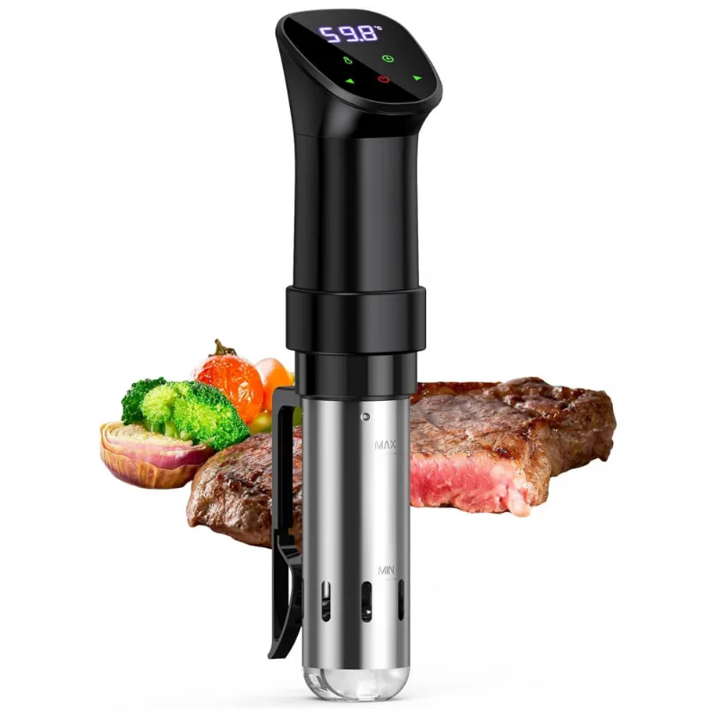 Termocirculador Eletrico Ultra Silencioso, 850, 110v, Uniroi Sous Vide Cooker, Preto