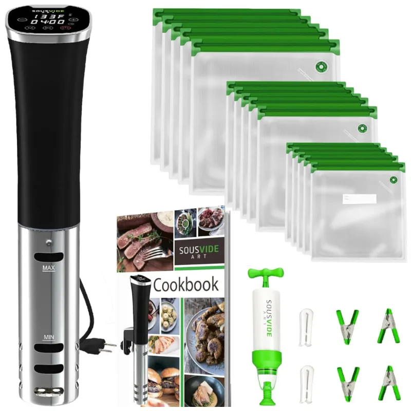 Sousvide Art Termocirculador Elétrico Com Controle De Temperatura E Temporizador, 800w, 110v, Preto