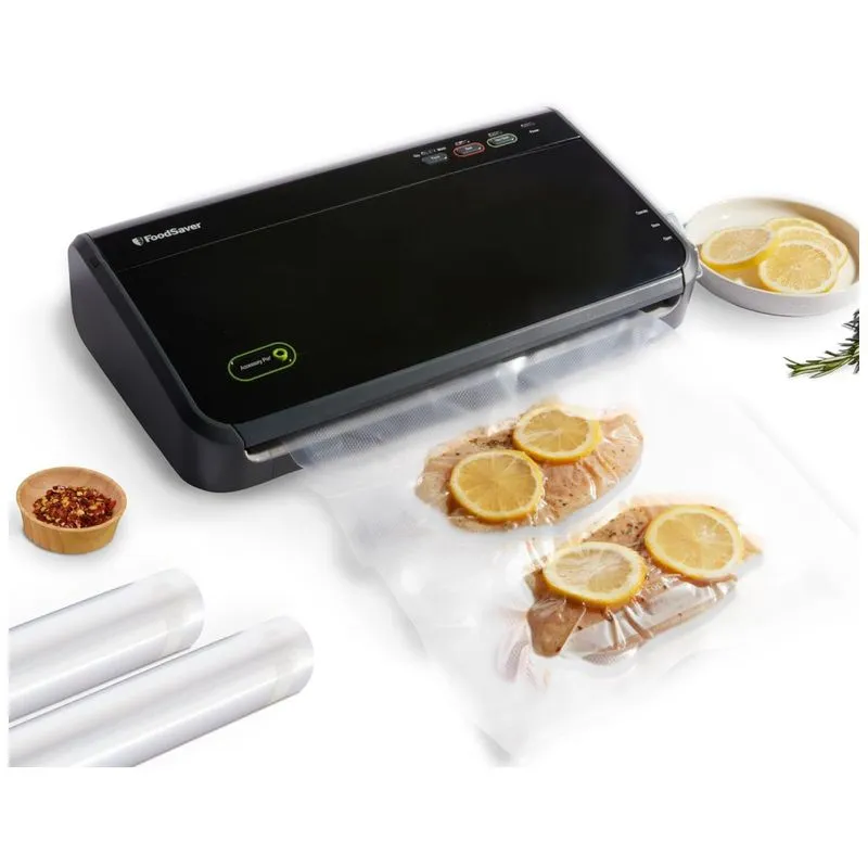Maquina Seladora A Vacuo Portatil E Automatica, Aco Inoxidavel, 110v, Foodsaver Fm2100 000, Preto