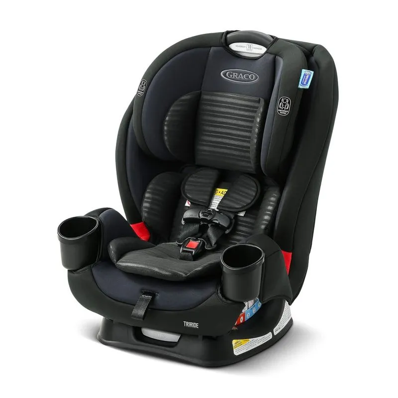 Cadeira De Bebe Para Carro Triride 3 Em 1 Com 3 Modos De Ajuste, Peso Adequado 2 A 45 Kg, Graco 2140187, Preto