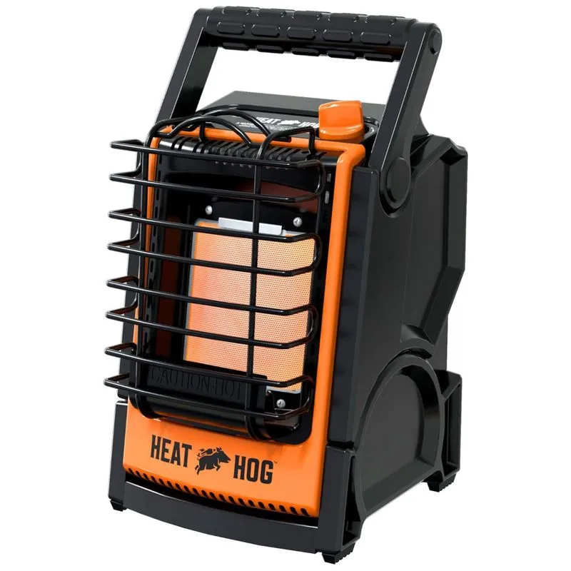 Aquecedor A Gas 4500 Btu Com Controle De Temperatura, Aquece Ate 23 M2, Heat Hog Hh 09sln A, Laranja