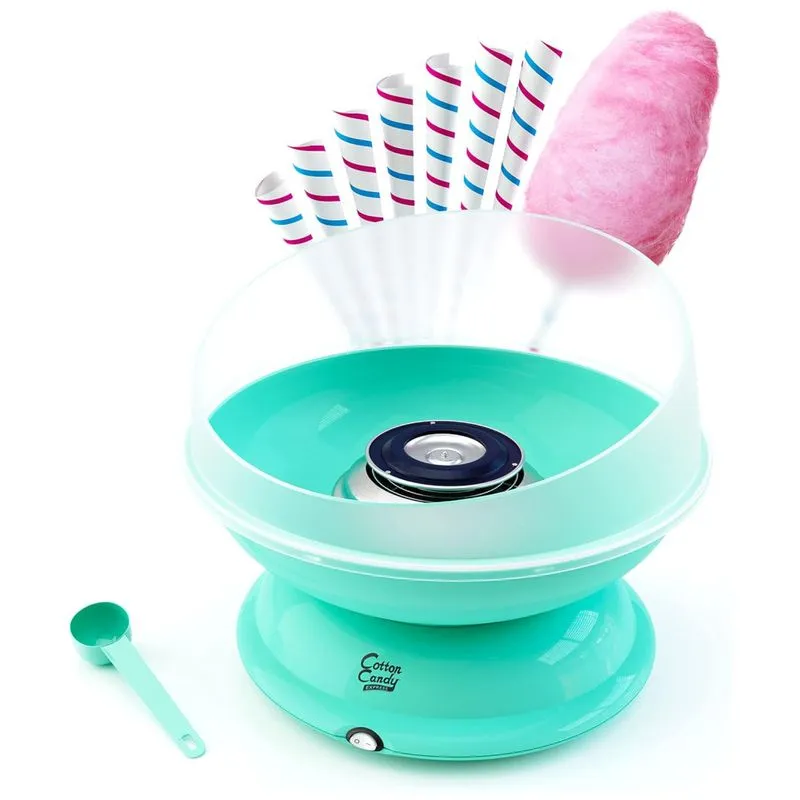 Bb1000 S Maquina De Algodao Doce Eletrica Profissional, 110v, Cotton Candy Express, Azul