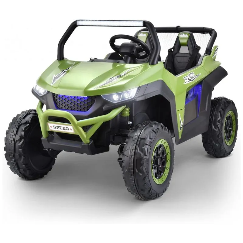 Carro, Carrinho Eletrico Infantil Off Road A Bateria 24v 2 Assentos Com Controle Remoto 2.4g, Joywhale Bw U20, Verde