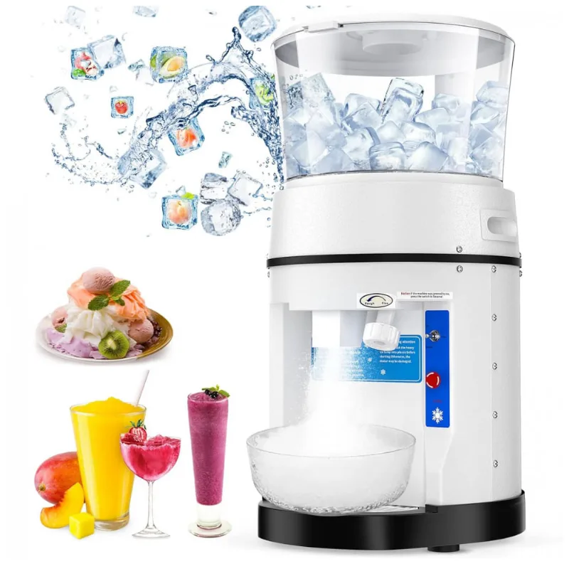 Maquina De Raspadinha 500 Kg, H 320 Rpm 400w, Branca, 110v, Manitan, Branco