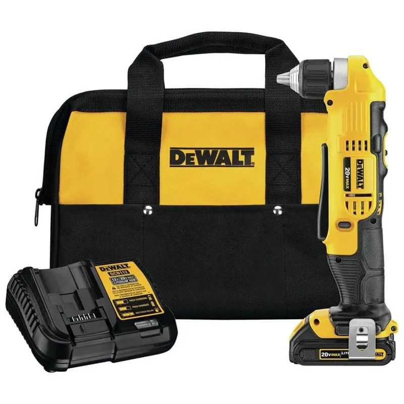 Dewalt Dcd740c1 Furadeira Angular Sem Fio À Bateria 20v.
