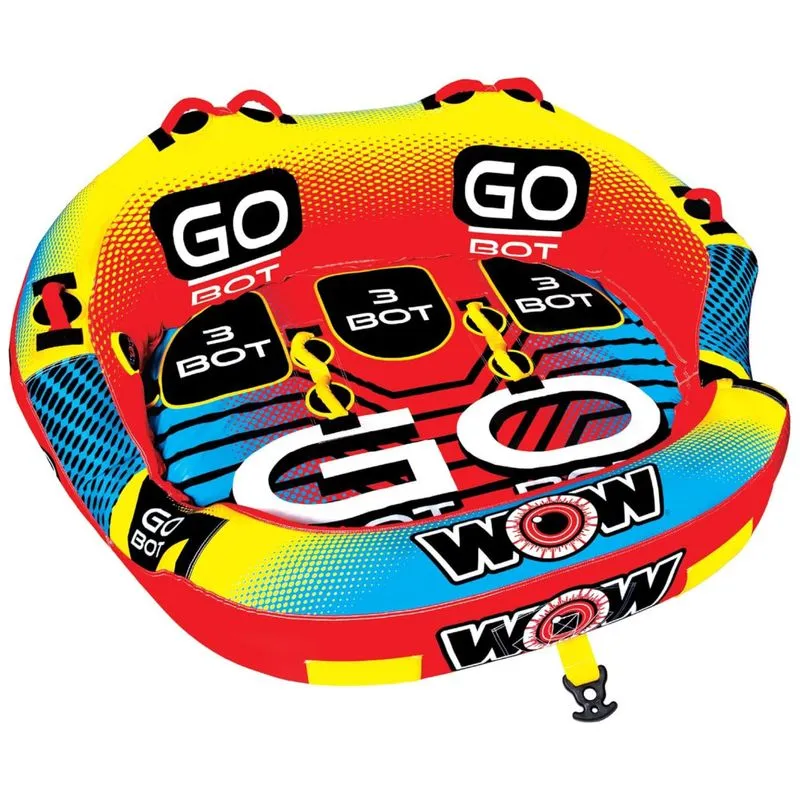 Boia Rebocavel Aquatica Para 3 Pessoas, Wow Sports, Vermelho