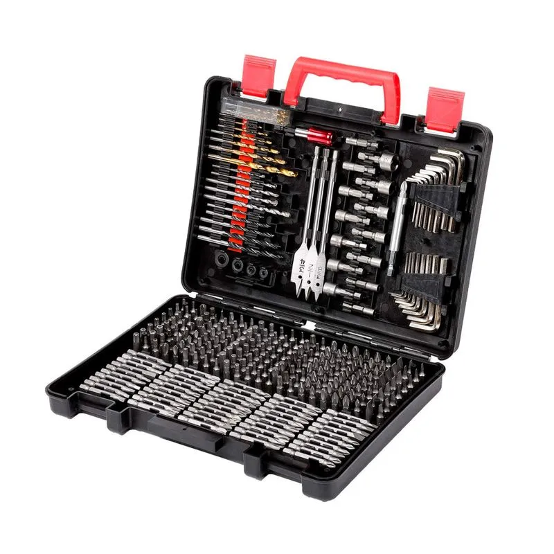 Kit Acessorios De Perfuracao 318 Pecas Com Brocas E Estojo, Kingtool Dsp Db Parent, Preto