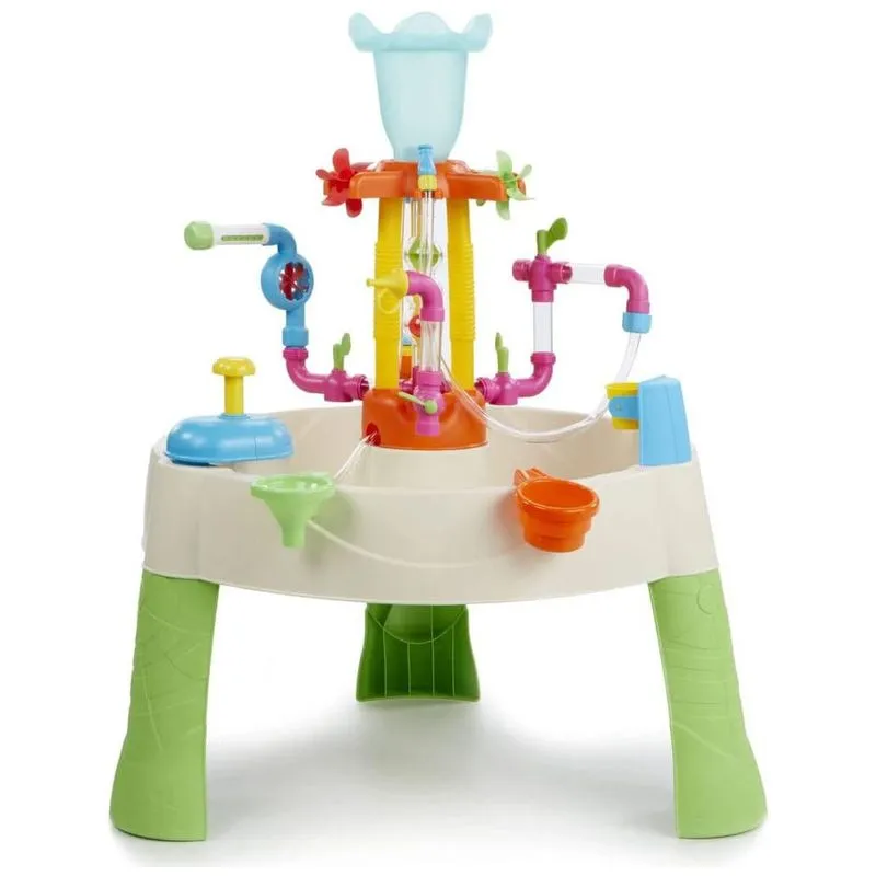 Mesa Divertida Fonte De Agua Com 13 Tubos, Conexoes E Torneiras, Little Tikes 642296e3, Rosa