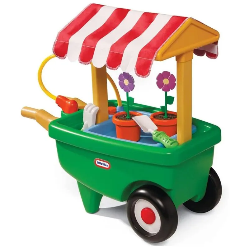 Carrinho De Jardim 2 Em 1 E Carrinho De Mao, Little Tikes 620102, Verde