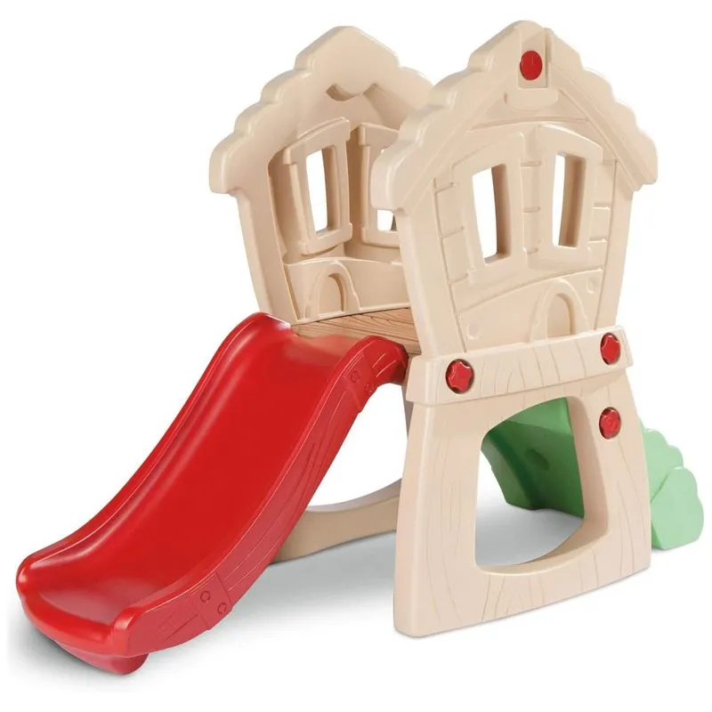Escorregador Divertido Com Parede Escalavel Para Criancas De 1 A 4 Anos, Little Tikes 630286m, Verde