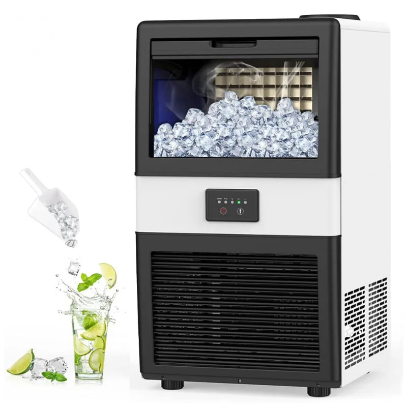 Maquina De Gelo Automatica Portatil Ate 31kg, 24h, Cor Branca, 110v, Lifeplus Tysime0047 Dbj32a 1, Branco