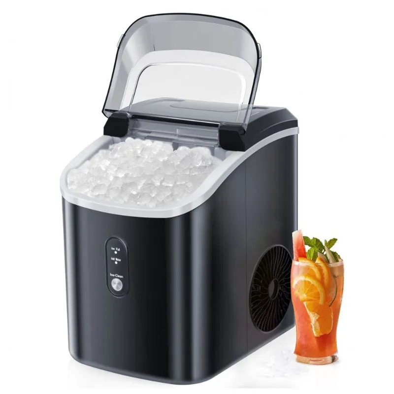 Máquina De Gelo Automática Portátil Produz Até 11kg, 24h, Cor, 110v, R.w.flame, Vermelho