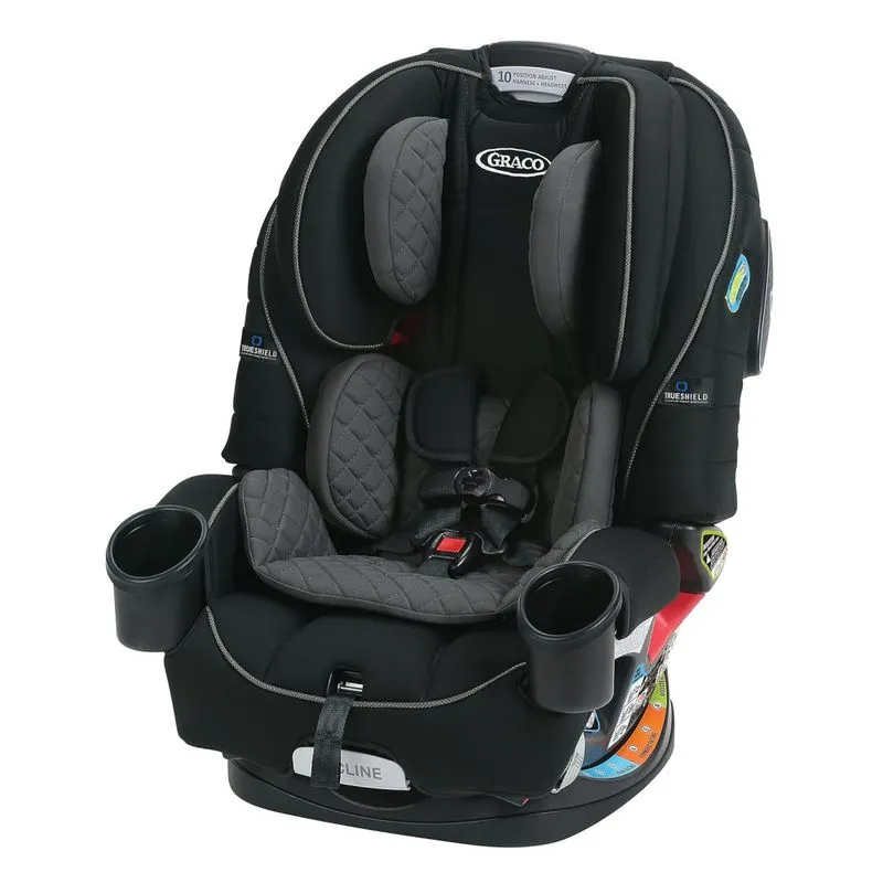 Cadeira De Bebe Para Carro 4ever 4 Em 1 Com 10 Posicoes Ajustaveis, 2 A 54 Kg, Graco 1992117, Preto