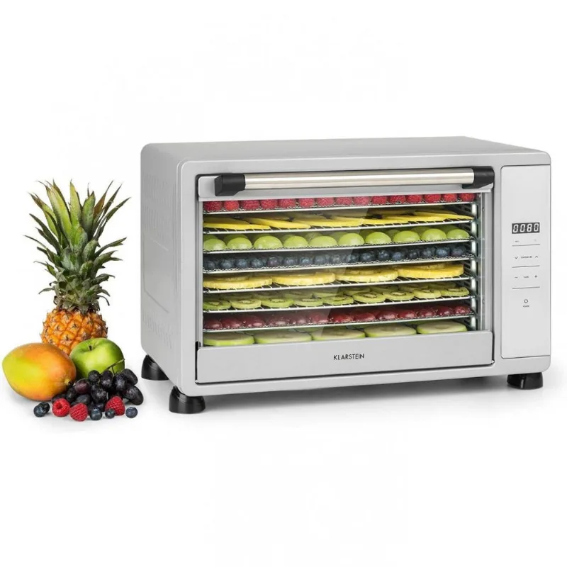 Klarstein Máquina Desidratadora De Alimentos Automática 8 Bandejas E Controle De Temperatura, 110v
