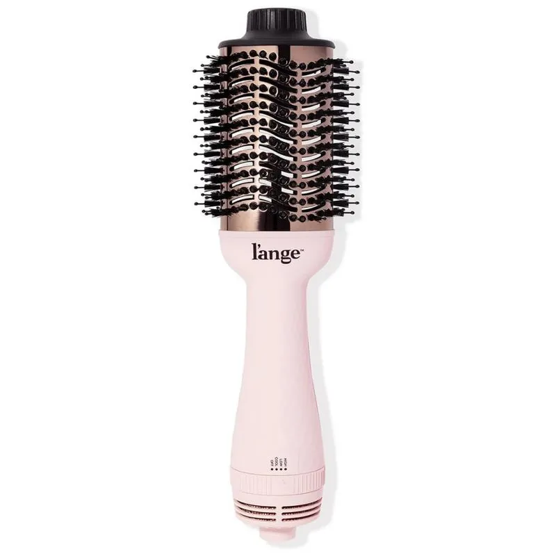 Escova Rotativa Modeladora 2 Em 1, 110v, Lange Hair Volumizing Brush, Rosa