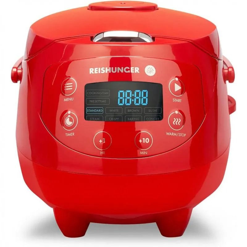 Reishunger Panela De Arroz Elétrica 840ml, Com Controle De Temperatura, 110v, Vermelha