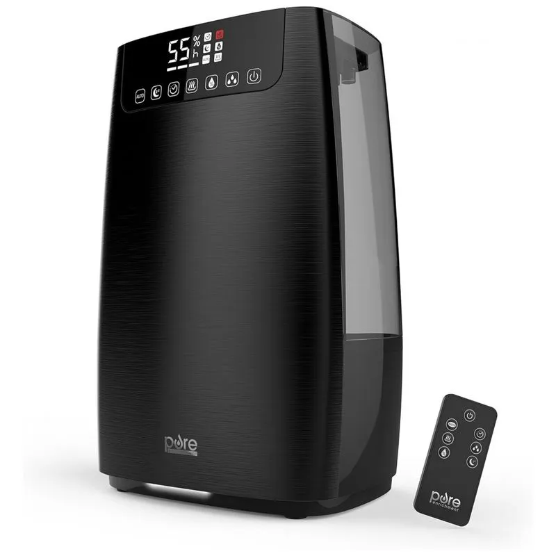 Umidificador Ultrassonico Portatil 5l Ate 50h, 110v, Pure Enrichment, Preto