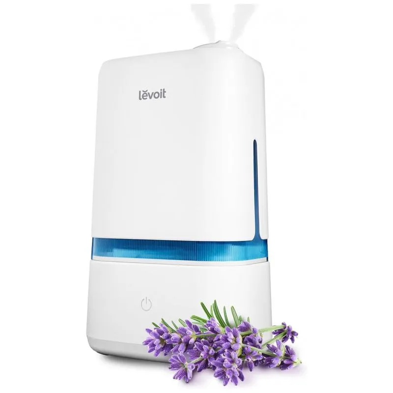 Umidificador Ultrassonico Portatil 4l Ate 40h, Area Ate 34 M2, 110v, Levoit Last Up To 40hours, Auto Shut Off, Blue, Branco