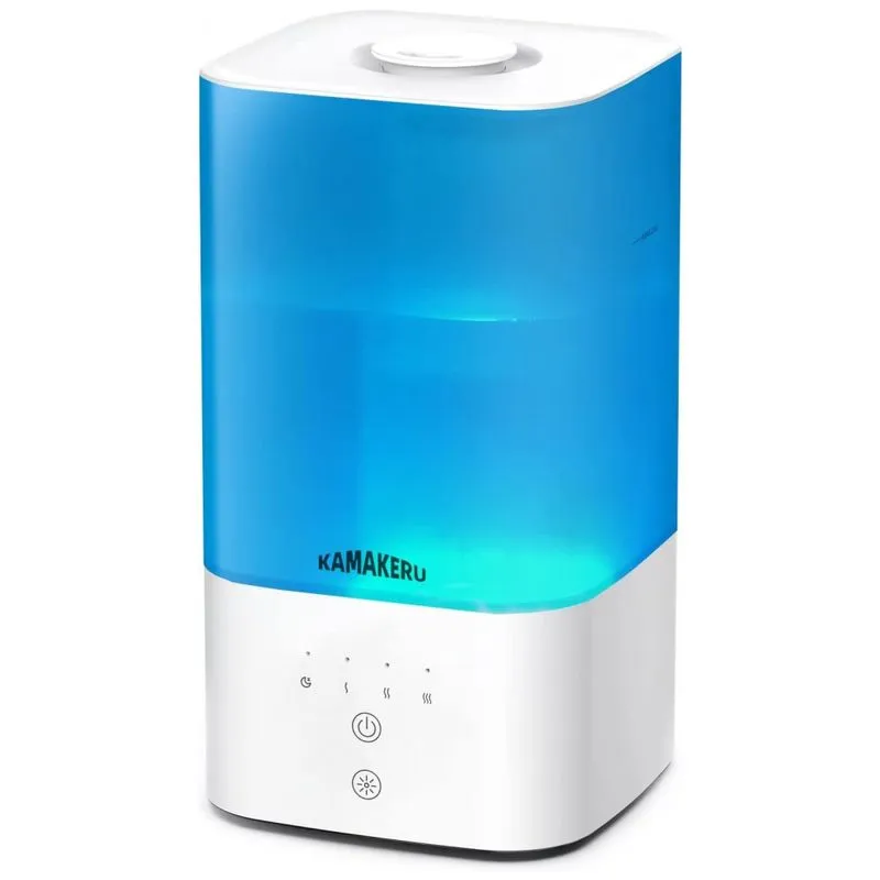 Umidificador Ultrassonico Portatil 2.5l Ate 30h, Area Ate 46 M2, 110v, Kamakeru Hf01, Branco