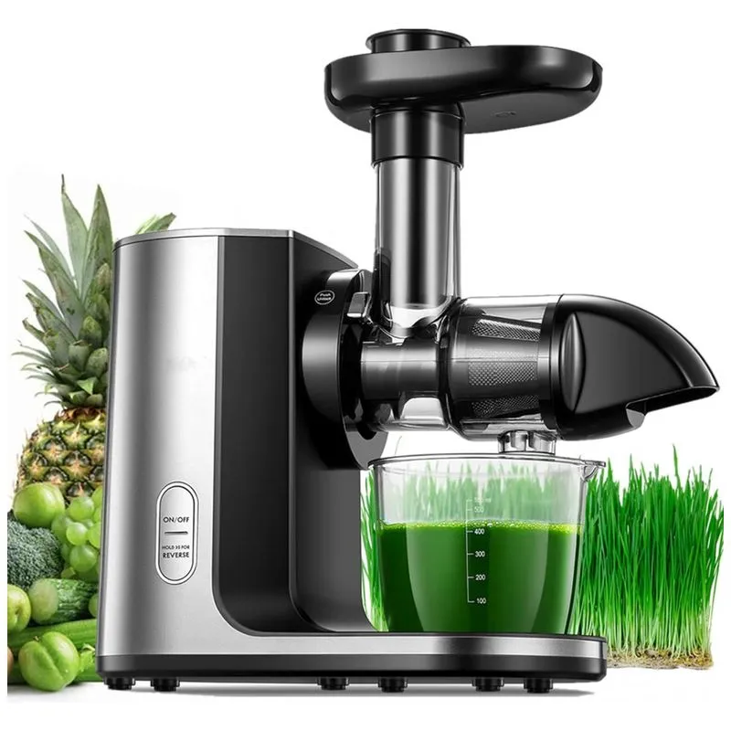 Juicer Machines, Slow Masticating Juicer With Reverse Function Quiet Motor, Cold Press Juicer, Easy To Clean With Brush, Higher Juice Yield,