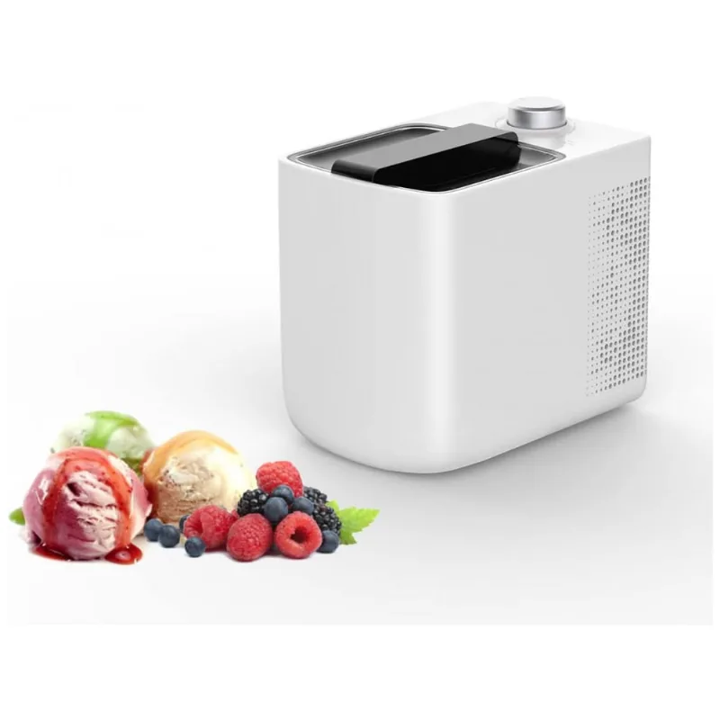 Maquina De Sorvete Automatica E Eletrica Com Temporizador Branca, 110v, Swicifii Xwds Bqlj, Branco