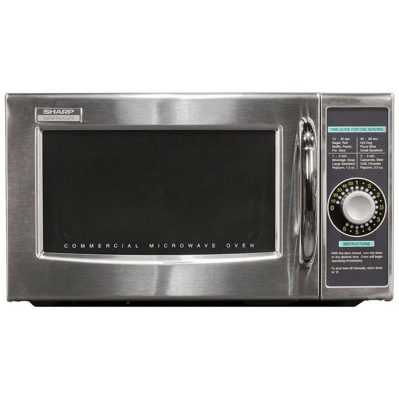 Micro Ondas R 28 Litros Multifuncional De Aco Inoxidavel, 1000w, 110v, Sharp R 21lcfs, Prateado