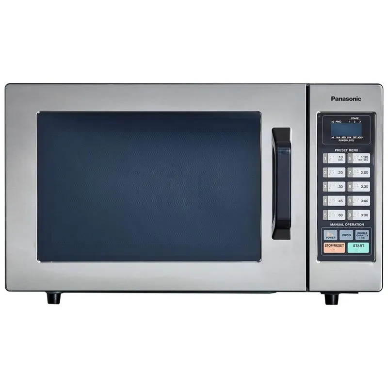 Micro Ondas 22 Litros Multifuncional De Aco Inoxidavel, 1000w, 110v, Panasonic Ne 1054f, Prateado