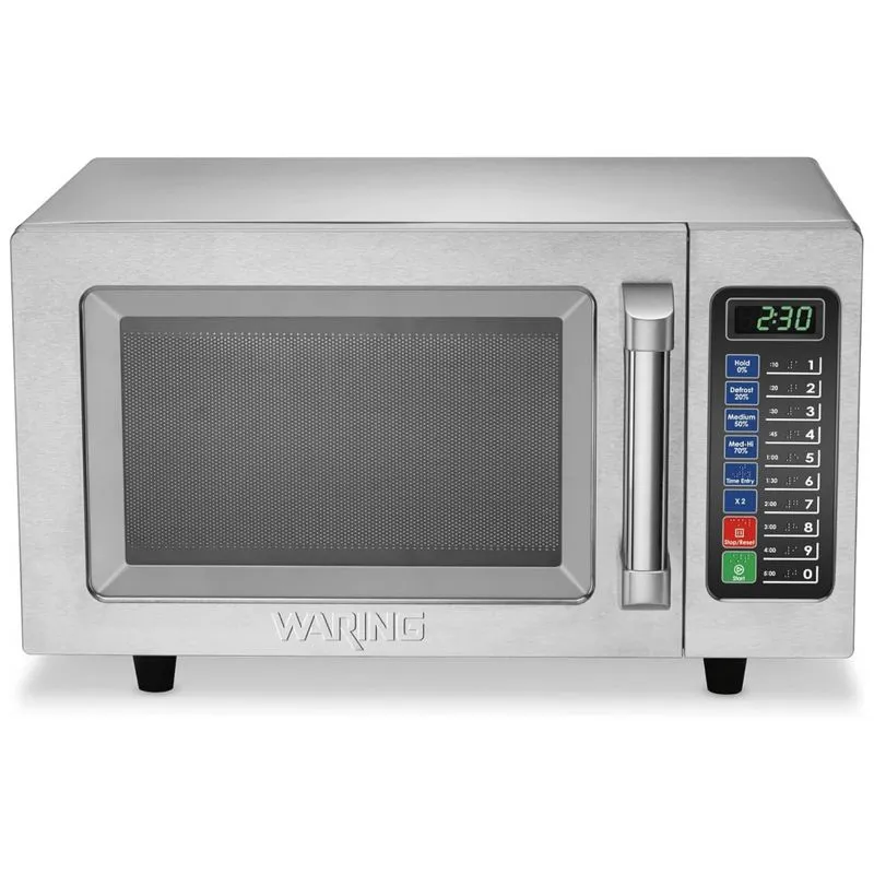 Micro Ondas 25 Litros Multifuncional De Aco Inoxidavel, 1000w, 110v, Waring Wmo90, Prateado
