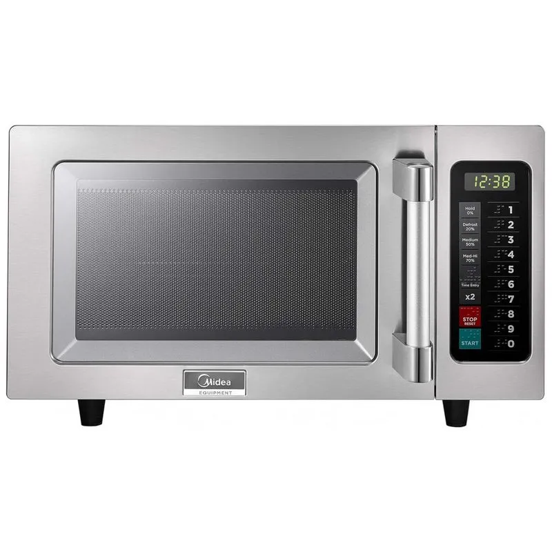 Micro Ondas 25 Litros Multifuncional De Aco Inoxidavel, 1000w, 110v, Midea Equipment 1025f1a, Prateado