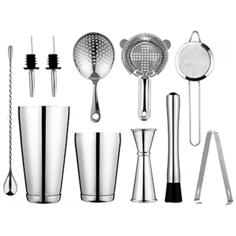 Kit Bn Profissional 11 Pecas Em Aluminio, Lilili, Prateado