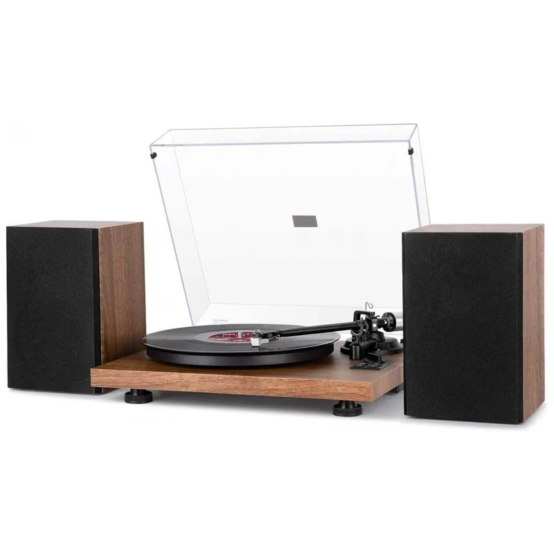 Vitrola Toca Discos Bluetooth Com Alto Falantes De 36w E Cartucho Magnetico, 110v, 1 By One 471na 0010 Fba, Preto