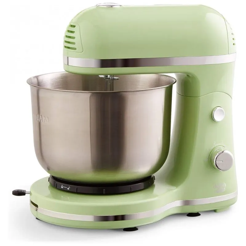 Delish By Batedeira Planetaria Eletrica 3.5l Com 5 Velocidades Aco Inoxidavel 350w, 110v, Dash Dcsm350gbgr02, Verde
