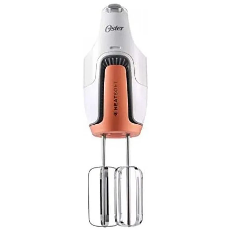 Batedeira De Mao Eletrica Com 5 Velocidades, 270w, 110v, Oster Heatsoft, Rosa