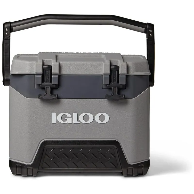 Cooler Caixa Térmica Portátil 25 Litros Com Porta Copos, E, Igloo, Cinza