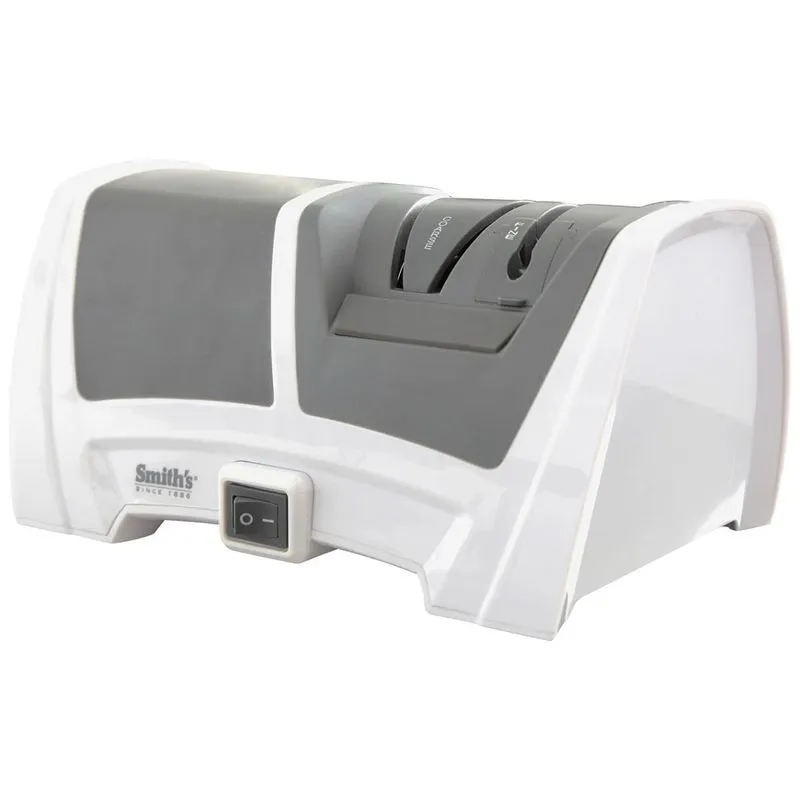 Smith Afiador De Facas Eletrico Com 3 Estagios, 110v, Smiths Consumer Products 50378, Branco