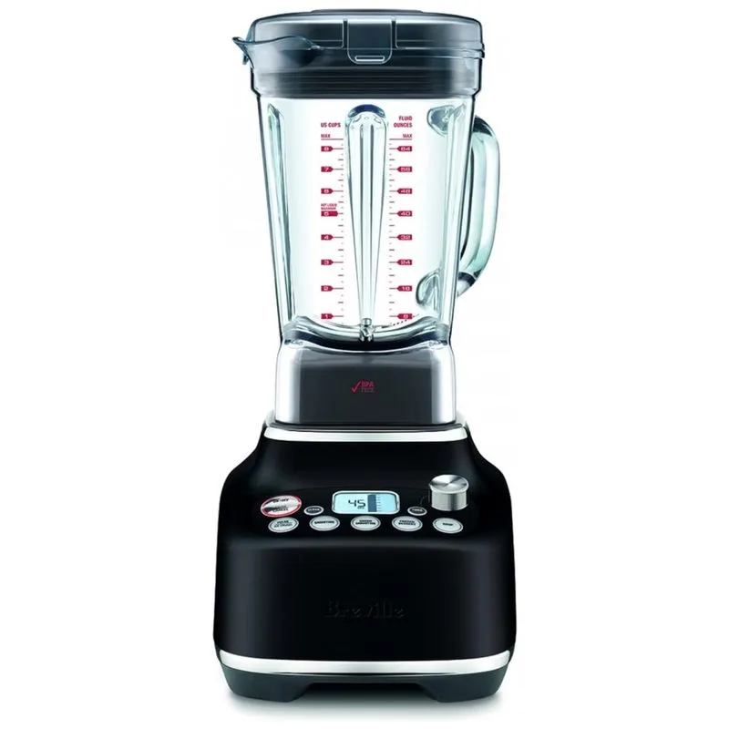 Super Q Liquidificador De Bancada 2l Com 12 Velocidades E 5 Programas 1800w, 110v, Breville Bbl920btr1bus1, Preto