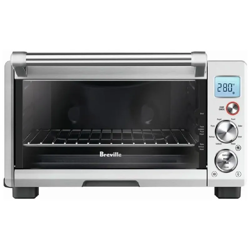 Forno Eletrico De Bancada Bov670bss Inteligente Com 8 Configuracoes 1800w, 110v, Breville Rm Bov670bss1bus1, Prateado