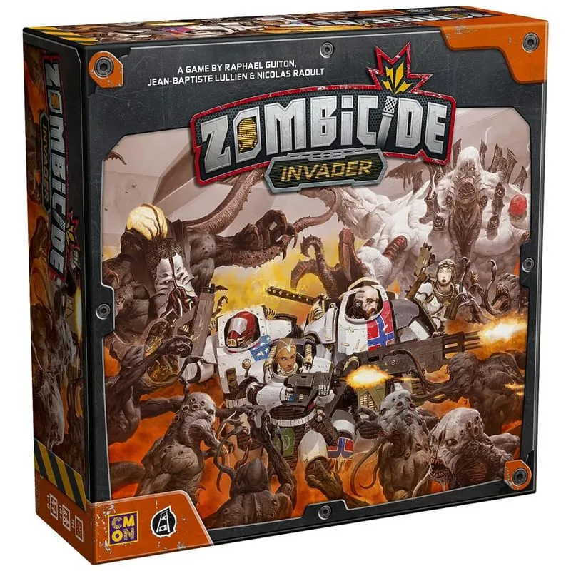 Jogo de Estratégia Zombicide Invader, 1 a 6 Jogadores, Para Maiores de 14 Anos, CMON GUGZCS001, Vermelho
