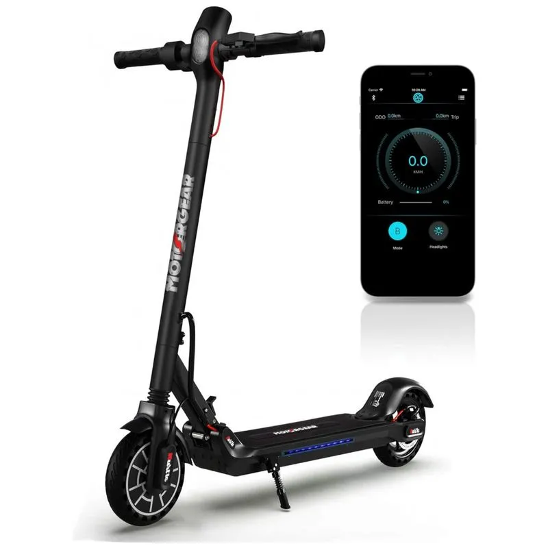 Patinete Eletrico Scooter 30 Kmh Com App, Para Ate 120 Kg E Maiores De 13 Anos, Hurtle Hures18 M5, Preto