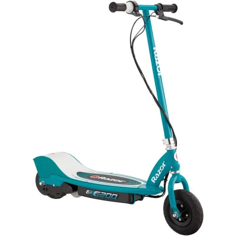 E200 Patinete Elétrico Scooter 19 Kmh, Para Até 70 Kg E Maiores De 13 Anos, Teal, Razor 13112445, Azul